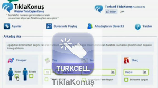 turkcell tıkla konuş