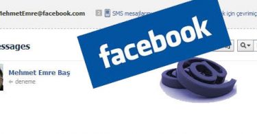 Facebook mail açıldı 2011